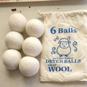 6 Wool Dryer Balls